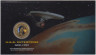 Монета. Тувалу. 1 доллар 2016 год. 50 лет сериалу "Звездный путь". "USS Enterprise NCC-1701". В конверте. открытка титул.