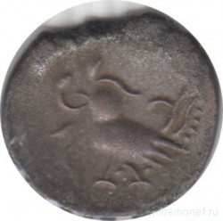 Монета. Камбоджа. 1 пе 1847 - 1860 год. Нордом I.