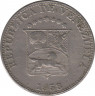 Монета. Венесуэла. 12.5 сентимо 1958 год. ав.
