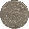 Монета. Перу. 1 соль 1993 год. ав.