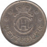Монета. Люксембург. 1 франк 1939 год. рев.