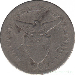 Монета. Филиппины. 5 сентаво 1903 год.