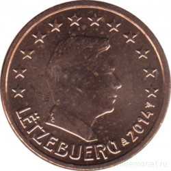 Монета. Люксембург. 1 цент 2014 год.