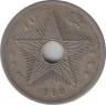 Монета. Свободное государство Конго (Бельгийское Конго). 10 сантимов 1908 год. ав.