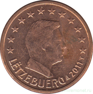 Монета. Люксембург. 1 цент 2011 год.