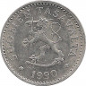 Аверс. Монета. Финляндия. 10 пенни 1990 год (алюминий).