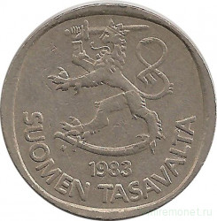 Монета. Финляндия. 1 марка 1983 год (N). 