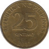 Монета. Филиппины. 25 сентимо 2012 год. ав.