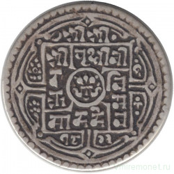 Монета. Непал. 1 мохар 1901 год.