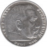 Монета. Германия. Третий Рейх. 5 рейхсмарок 1936 год. Монетный двор - Мюнхен (D). Старый тип. ав.
