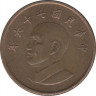 Монета. Тайвань. 1 доллар 1987 год. (76-й год Китайской республики). ав.