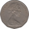 Монета. Австралия. 50 центов 1981 год. ав.