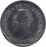 Монета. Сальвадор. 10 сентаво 1999 год. ав.