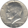 Монета. США. 50 центов 1970 год. Монетный двор D. ав.