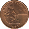 Монета. Филиппины. 1 сентаво 1960 год. ав.