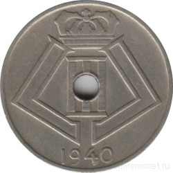 Монета. Бельгия. 5 сантимов 1940 год. BELGIE-BELGIQUE.