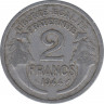 Монета. Франция. 2 франка 1944 год. ав.