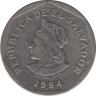Монета. Сальвадор. 1 колон 1994 год. ав.