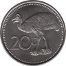 Монета. Папуа - Новая Гвинея. 20 тойя 2005 год. ав.