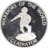 Монета. Конго (ДРК). 10 франков 2009 год. Воины мира. Гладиатор. ав.