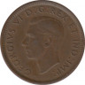 Монета. Канада. 1 цент 1947 год. Кленовый лист. рев.
