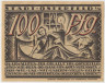 Бона. Нотгельд. Германия. Город Остерфельд. 100 пфеннигов 1921 год. Вариант 1033.1.3. ав.