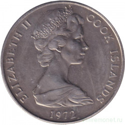 Монета. Острова Кука. 1 доллар 1972 год.