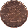 Монеты. Финляндия. 1 цент 2012 год. ав.