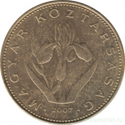 Монета. Венгрия. 20 форинтов 2007 год.