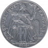 Монета. Новая Каледония. 5 франков 2010 год. ав.