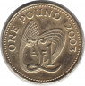 Монета. Гернси. 1 фунт 2003 год.