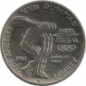 Аверс. Монета. США. 1 доллар 1983 год (S). XXIII летние Олимпийские Игры в Лос-Анджелесе - Дискобол.