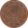 Монета. Германия. 1 цент 2009 год. (A). ав.