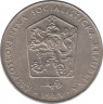  Монета. Чехословакия. 2 кроны 1989 год. ав.
