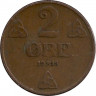 Монета. Норвегия. 2 эре 1915 год.