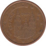 Монета. Испания. 2 цента 2006 год. ав.