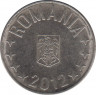  Монета. Румыния. 10 бань 2012 год. ав.