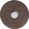 Монета. Британская Восточная Африка. 5 центов 1956 год. (H). рев.