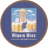 Подставка. Пиво  "Alpen Bier". лиц.