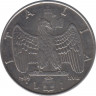 Монета. Италия. 1 лира 1939 (XVIII) год. Немагнитная. ав.