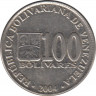 Монета. Венесуэла. 100 боливаров 2004 год. ав.
