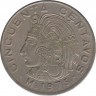 Монета. Мексика. 50 сентаво 1975 год. ав.