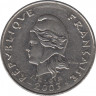 Монета. Французская Полинезия. 50 франков 2003 год. ав.