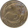 Монета. Новая Зеландия. 1 доллар 2010 год. рев.