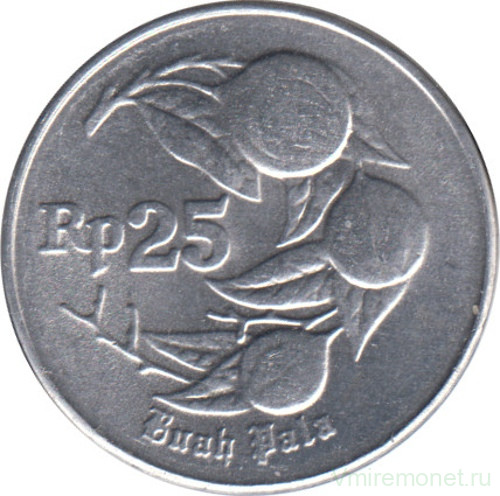 Монета. Индонезия. 25 рупий 1996 год.