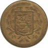 Аверс. Монета. Финляндия. 10 марок 1930 год.