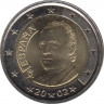 Монета. Испания. 2 евро 2002 год. ав.