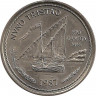 Аверс.Монета. Португалия. 100 эскудо 1987 год. Нуну Триштан.