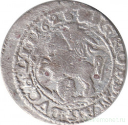 Монета. Литва. 1 грош 1626 год. Сигизмунд III (1587 - 1632). Реверс - "Погоня" на щите.