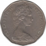 Монета. Австралия. 50 центов 1980 год. ав.